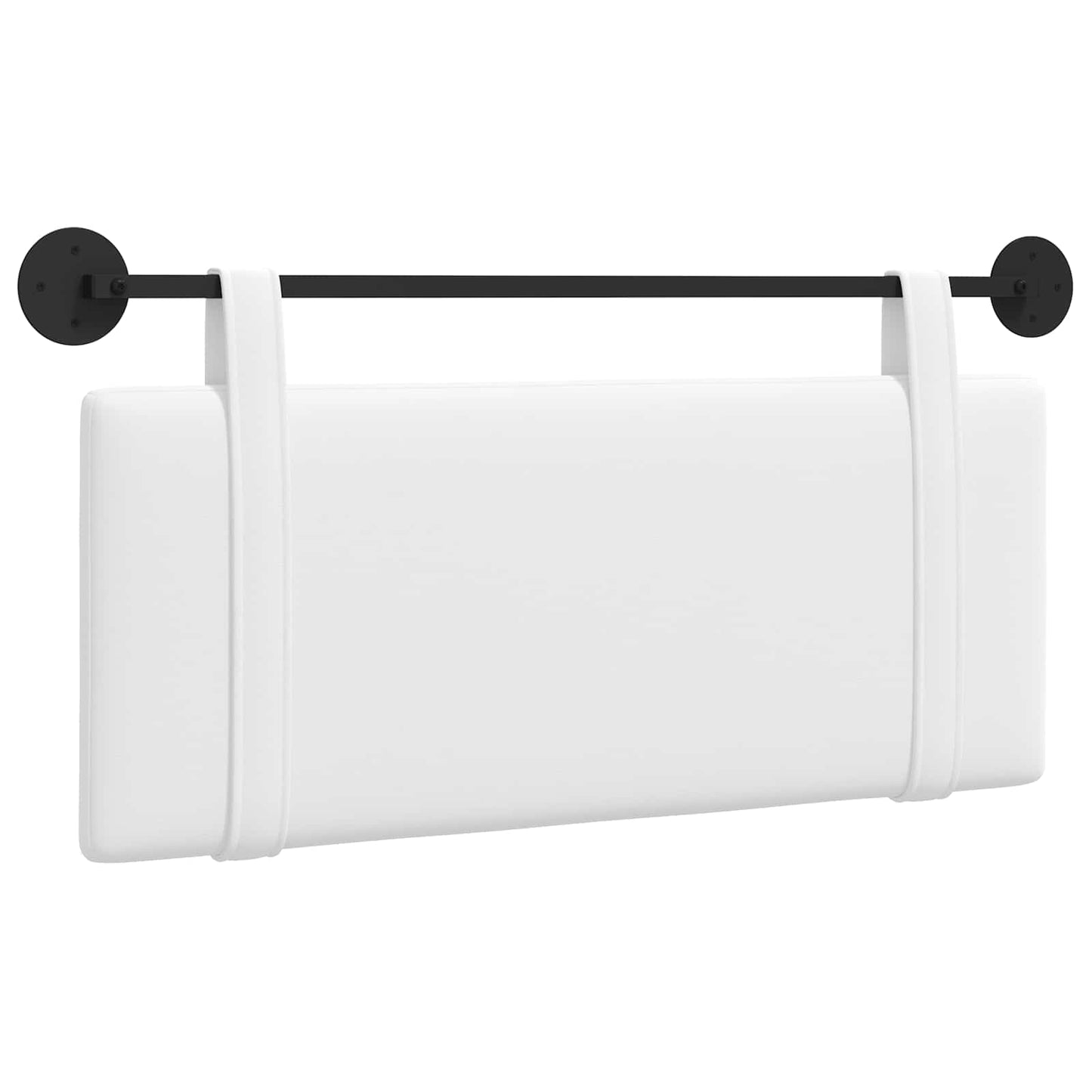 Testata appesa Tinta unita Bianco 110 x 55 x 5 cm Tessuto