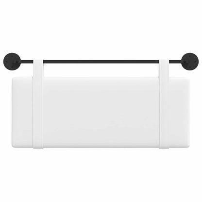 Testata appesa Tinta unita Bianco 110 x 55 x 5 cm Tessuto