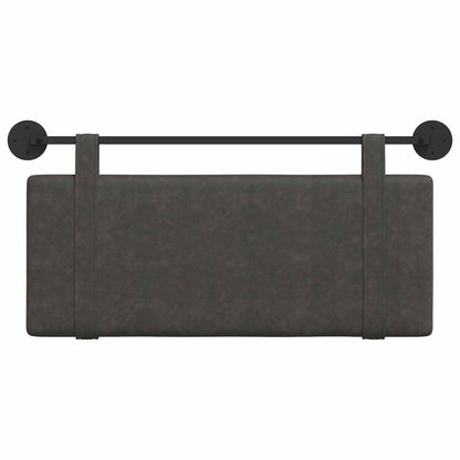 Testata appesa Tinta unita Nero 110 x 55 x 5 cm PU Antico