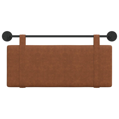 Testata appesa Tinta unita Marrone 110 x 55 x 5 cm PU Antico