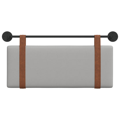 Testata appesa Grigio Nuvola 110 x 55 x 5 cm PU Antico