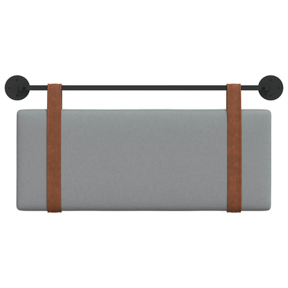 Testata appesa Grigio chiaro 110 x 55 x 5 cm PU Antico
