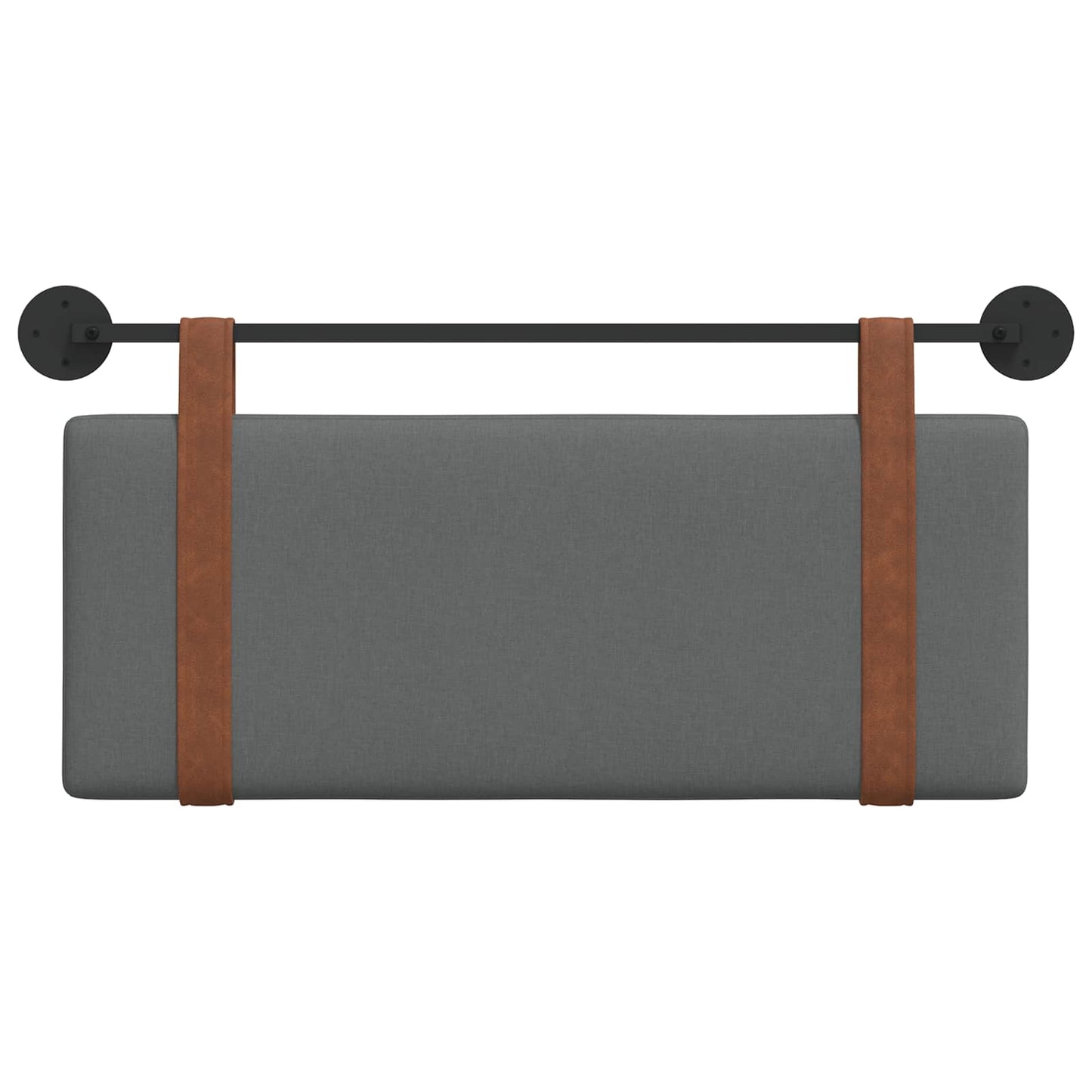 Testata appesa Grigio scuro 110 x 55 x 5 cm PU Antico
