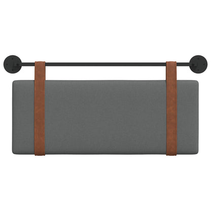 Testata appesa Grigio scuro 110 x 55 x 5 cm PU Antico
