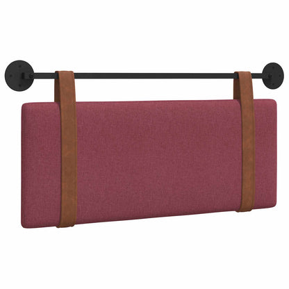Testata appesa Tinta unita Rosso Vino 110 x 55 x 5 cm PU Antico