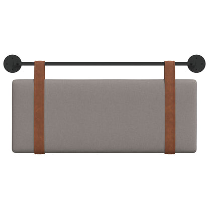 Testata appesa Tinta unita Talpa 110 x 55 x 5 cm PU Antico