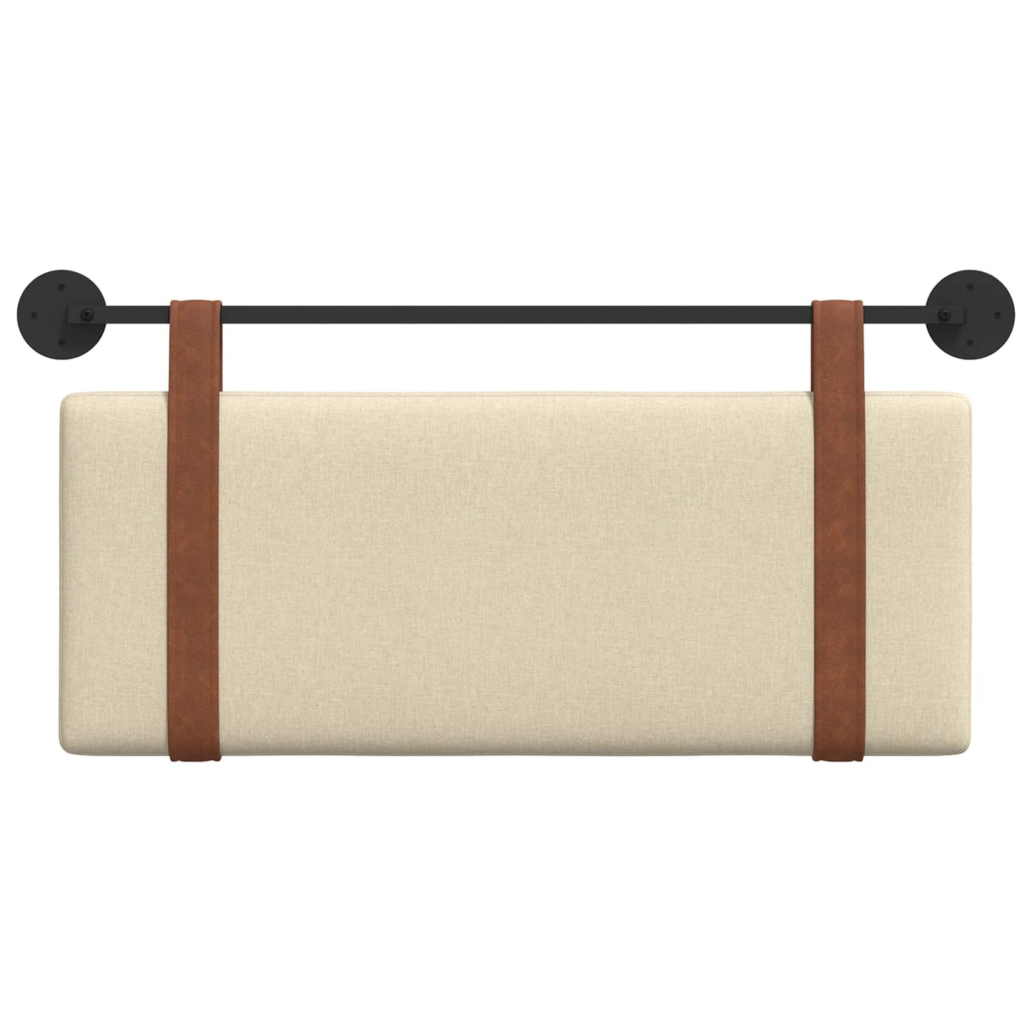 Testata appesa Tinta unita Crema 110 x 55 x 5 cm PU Antico