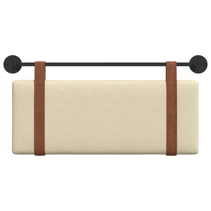 Testata appesa Tinta unita Crema 110 x 55 x 5 cm PU Antico