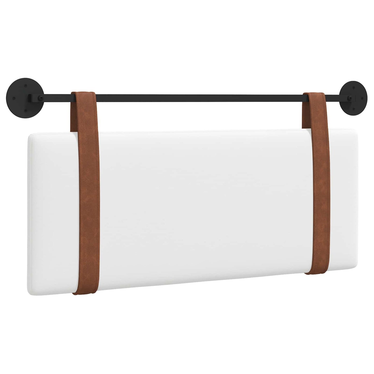 Testata appesa Tinta unita Bianco 110 x 55 x 5 cm PU Antico