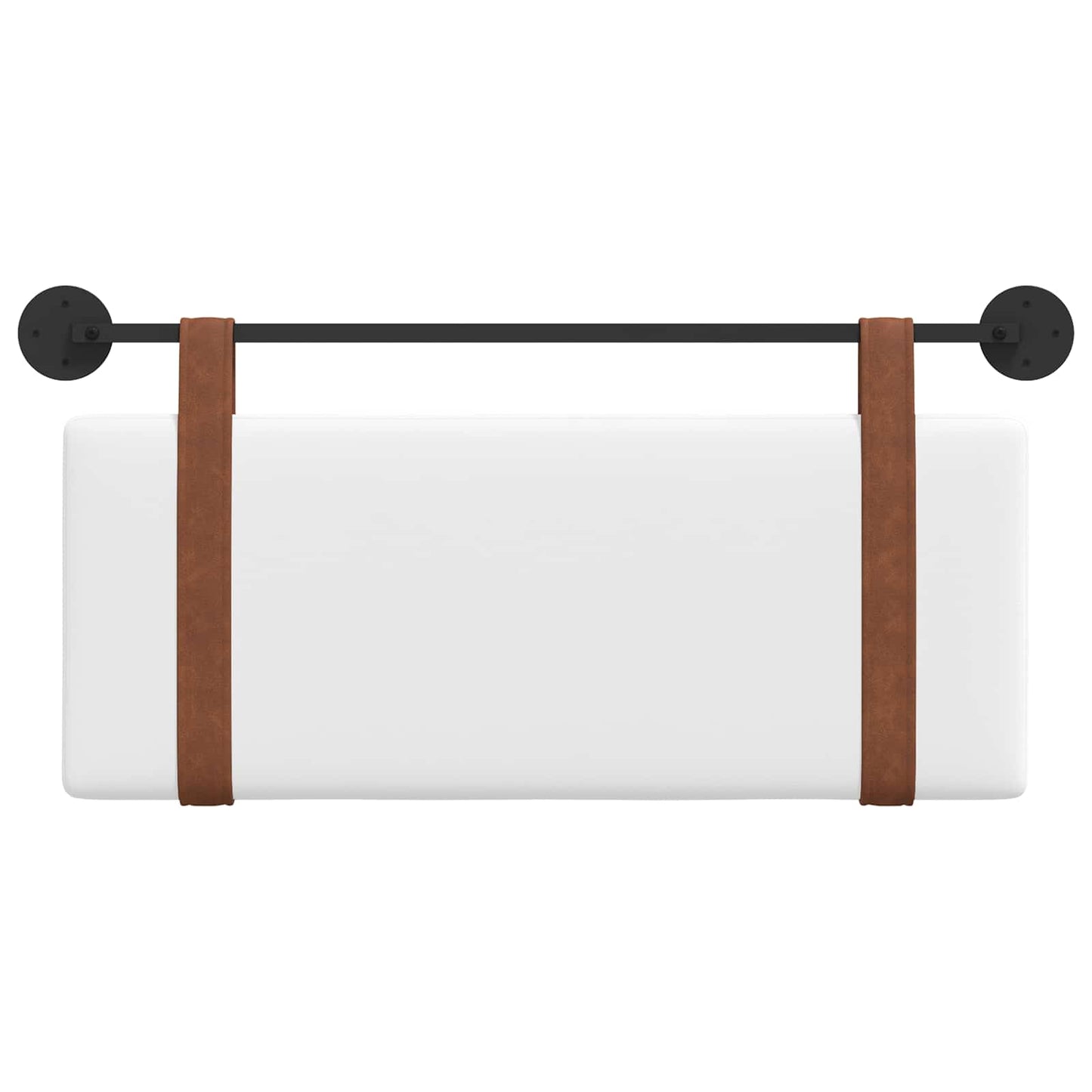 Testata appesa Tinta unita Bianco 110 x 55 x 5 cm PU Antico