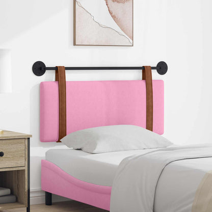 Testata appesa Tinta unita Rosa 110 x 55 x 5 cm PU Antico