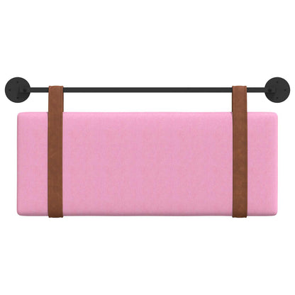 Testata appesa Tinta unita Rosa 110 x 55 x 5 cm PU Antico