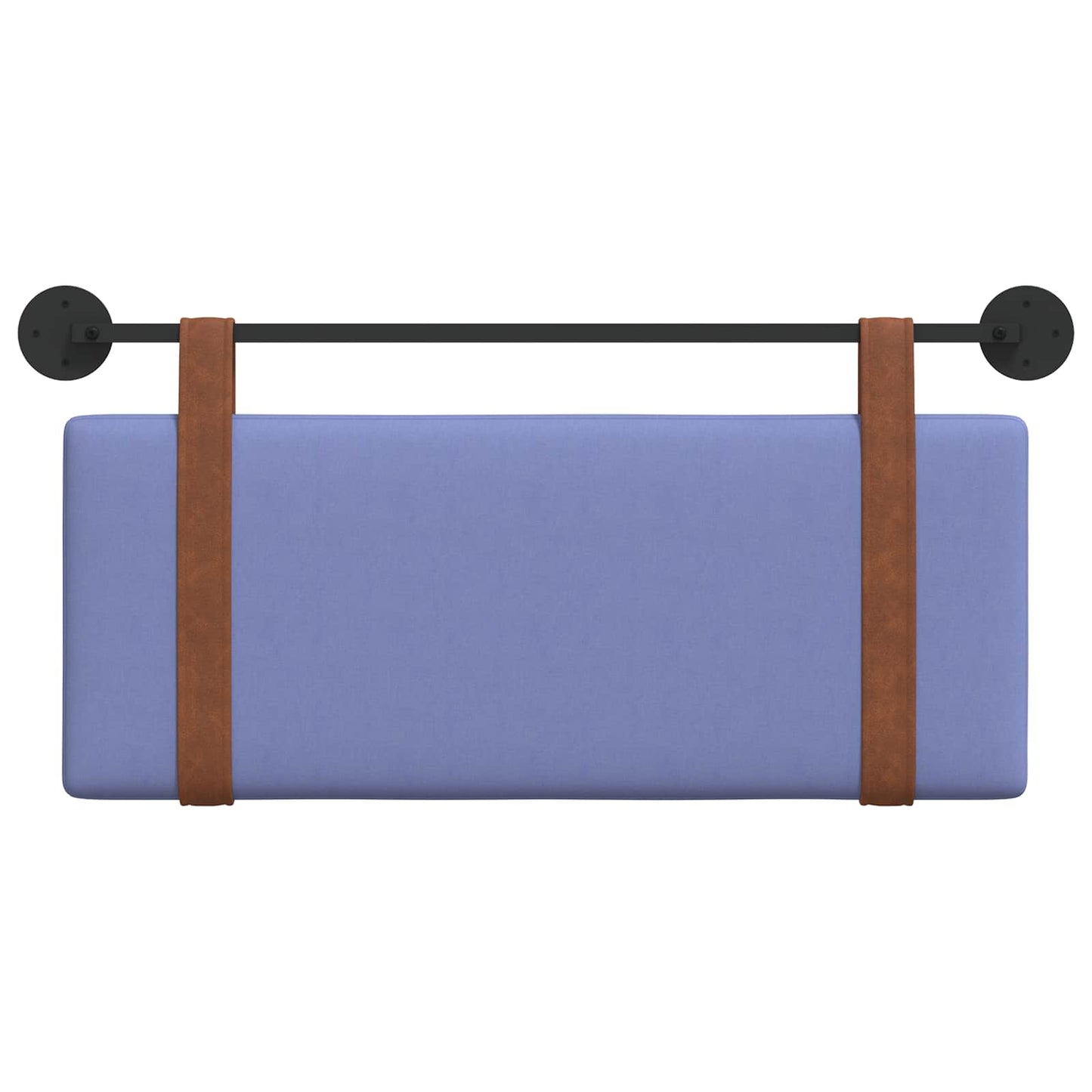 Testata appesa Tinta unita Blu jeans 110 x 55 x 5 cm PU Antico