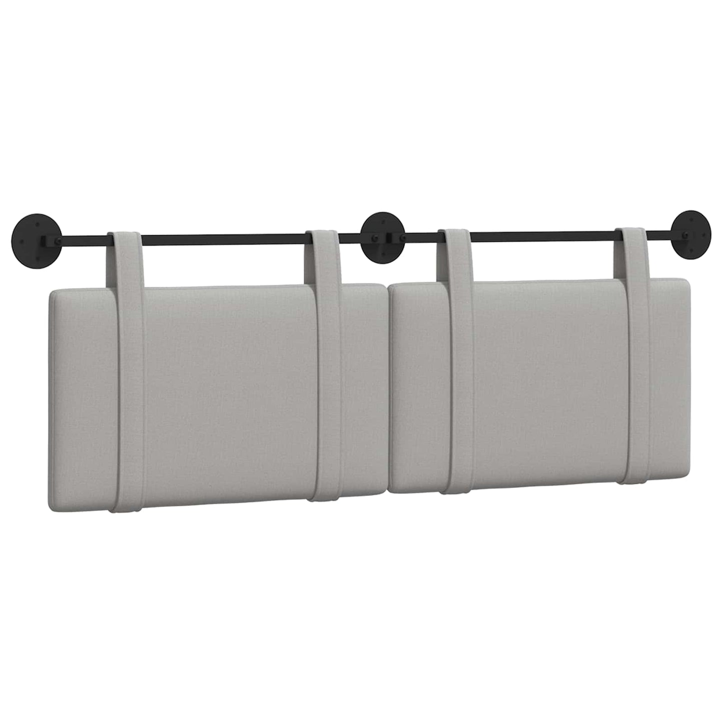 Testata appesa Grigio Nuvola 130 x 55 x 5 cm Tessuto