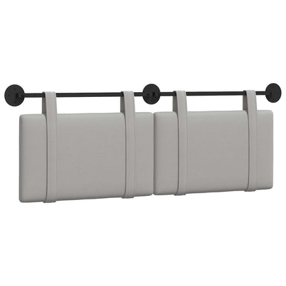 Testata appesa Grigio Nuvola 130 x 55 x 5 cm Tessuto