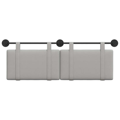 Testata appesa Grigio Nuvola 130 x 55 x 5 cm Tessuto