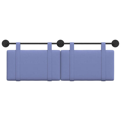 Testata appesa Tinta unita Blu jeans 130 x 55 x 5 cm Tessuto