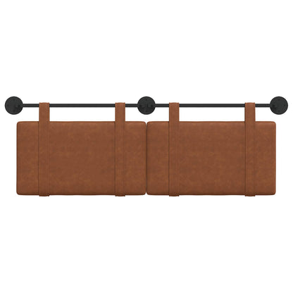 Testata appesa Tinta unita Marrone 130 x 55 x 5 cm PU Antico