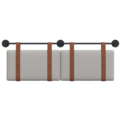 Testata appesa Grigio Nuvola 130 x 55 x 5 cm PU Antico