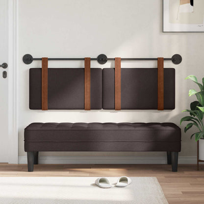Testata appesa Marrone Scuro 130 x 55 x 5 cm PU Antico