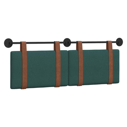 Testata appesa Verde Scuro 130 x 55 x 5 cm PU Antico