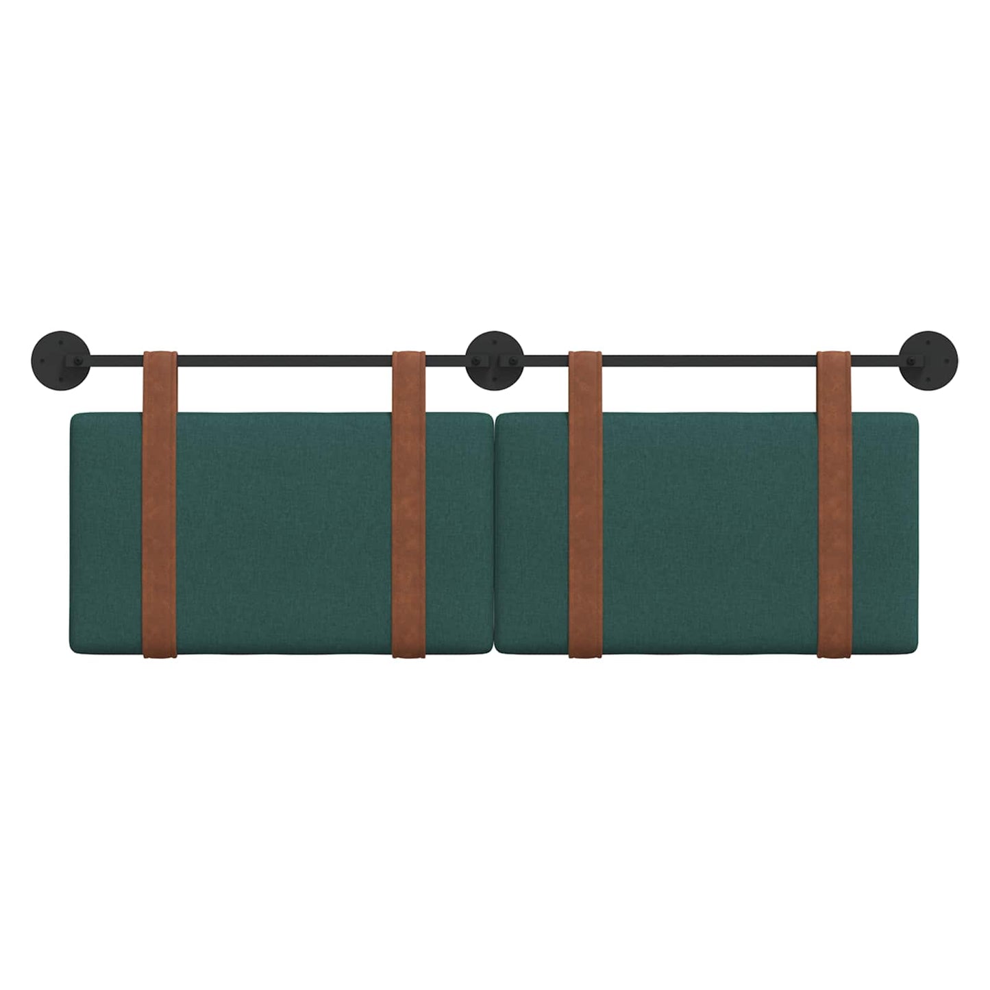 Testata appesa Verde Scuro 130 x 55 x 5 cm PU Antico