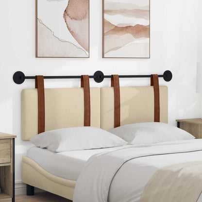 Testata appesa Tinta unita Crema 130 x 55 x 5 cm PU Antico