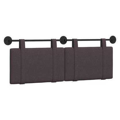 Testata appesa Marrone Scuro 150 x 55 x 5 cm Tessuto