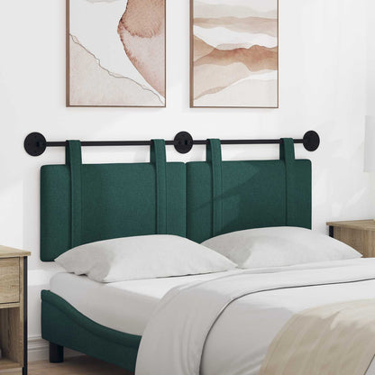 Testata appesa Tinta unita Verde Scuro 150 x 55 x 5 cm Tessuto