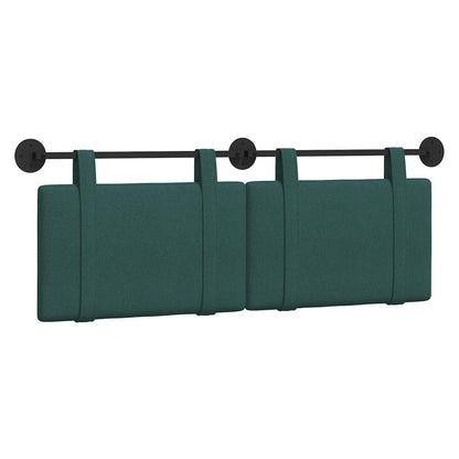 Testata appesa Tinta unita Verde Scuro 150 x 55 x 5 cm Tessuto