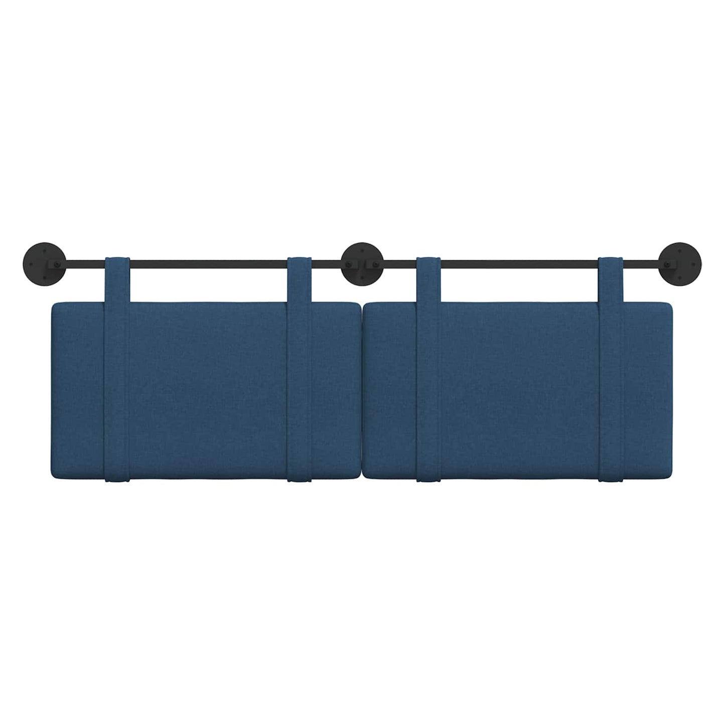 Testata appesa Montaggio a parete Blu 150 x 55 x 5 cm Tessuto