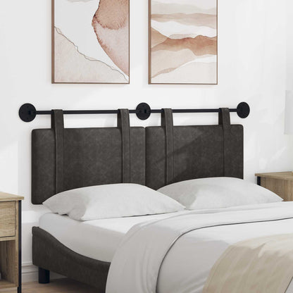 Testata appesa Tinta unita Nero 150 x 55 x 5 cm PU Antico