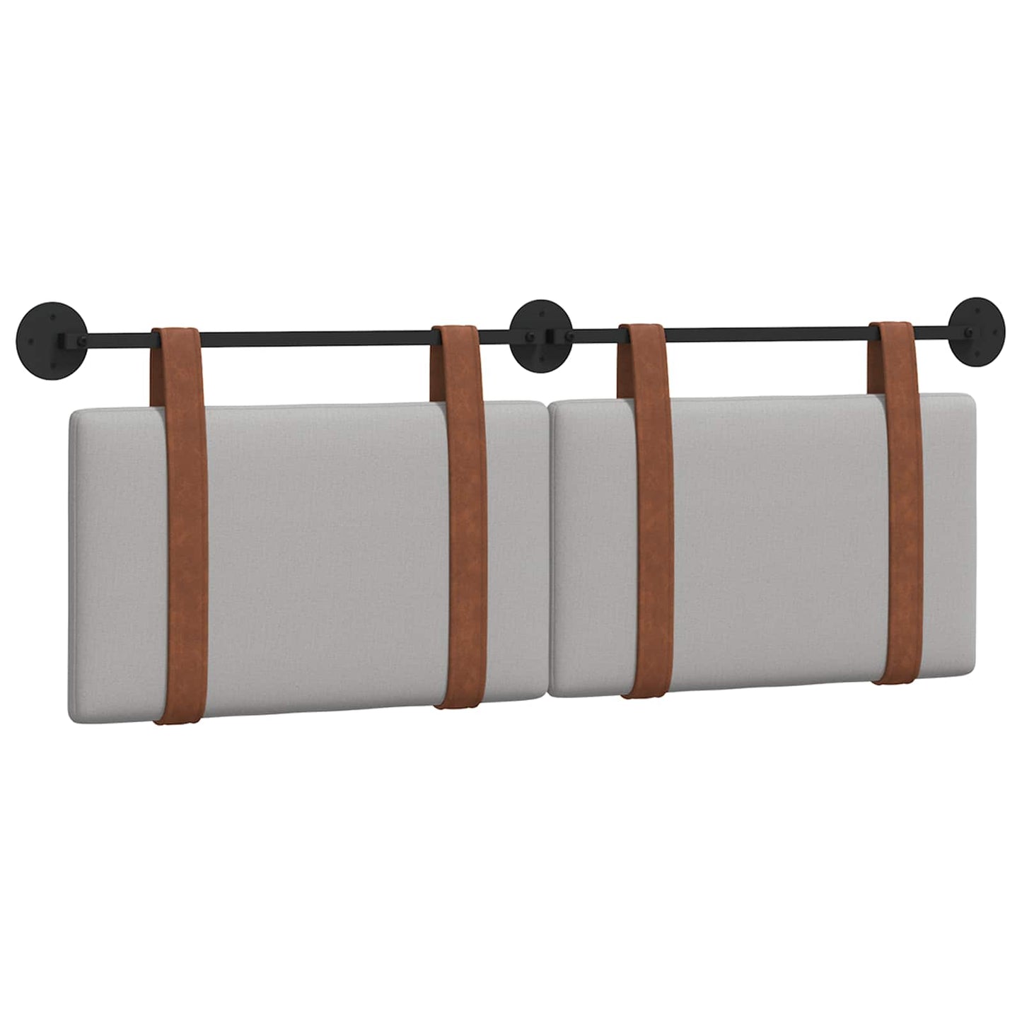 Testata appesa Grigio Nuvola 150 x 55 x 5 cm PU Antico