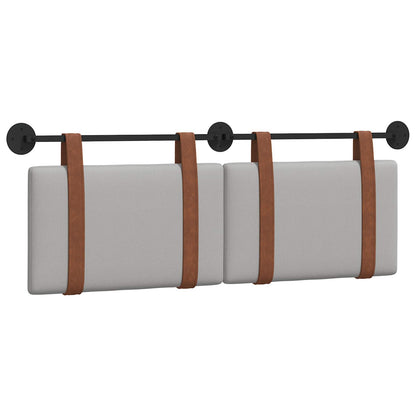 Testata appesa Grigio Nuvola 150 x 55 x 5 cm PU Antico