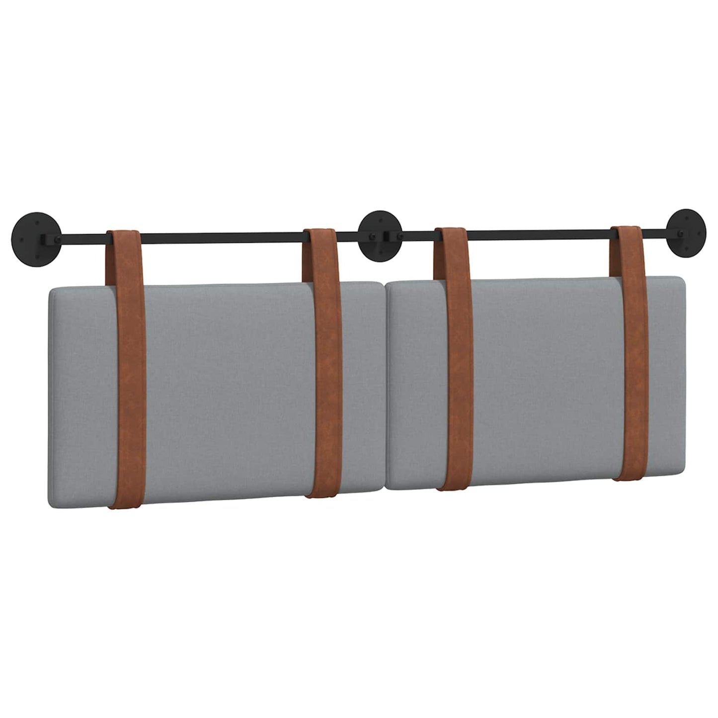 Testata appesa Grigio chiaro 150 x 55 x 5 cm PU Antico