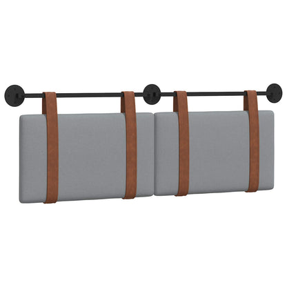 Testata appesa Grigio chiaro 150 x 55 x 5 cm PU Antico