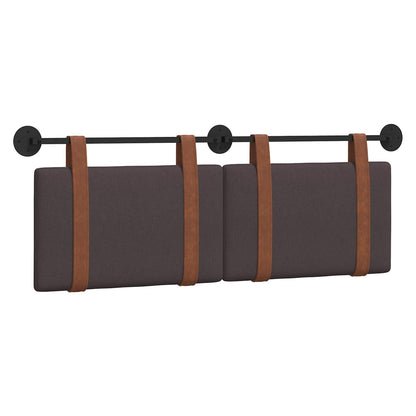 Testata appesa Marrone Scuro 150 x 55 x 5 cm PU Antico