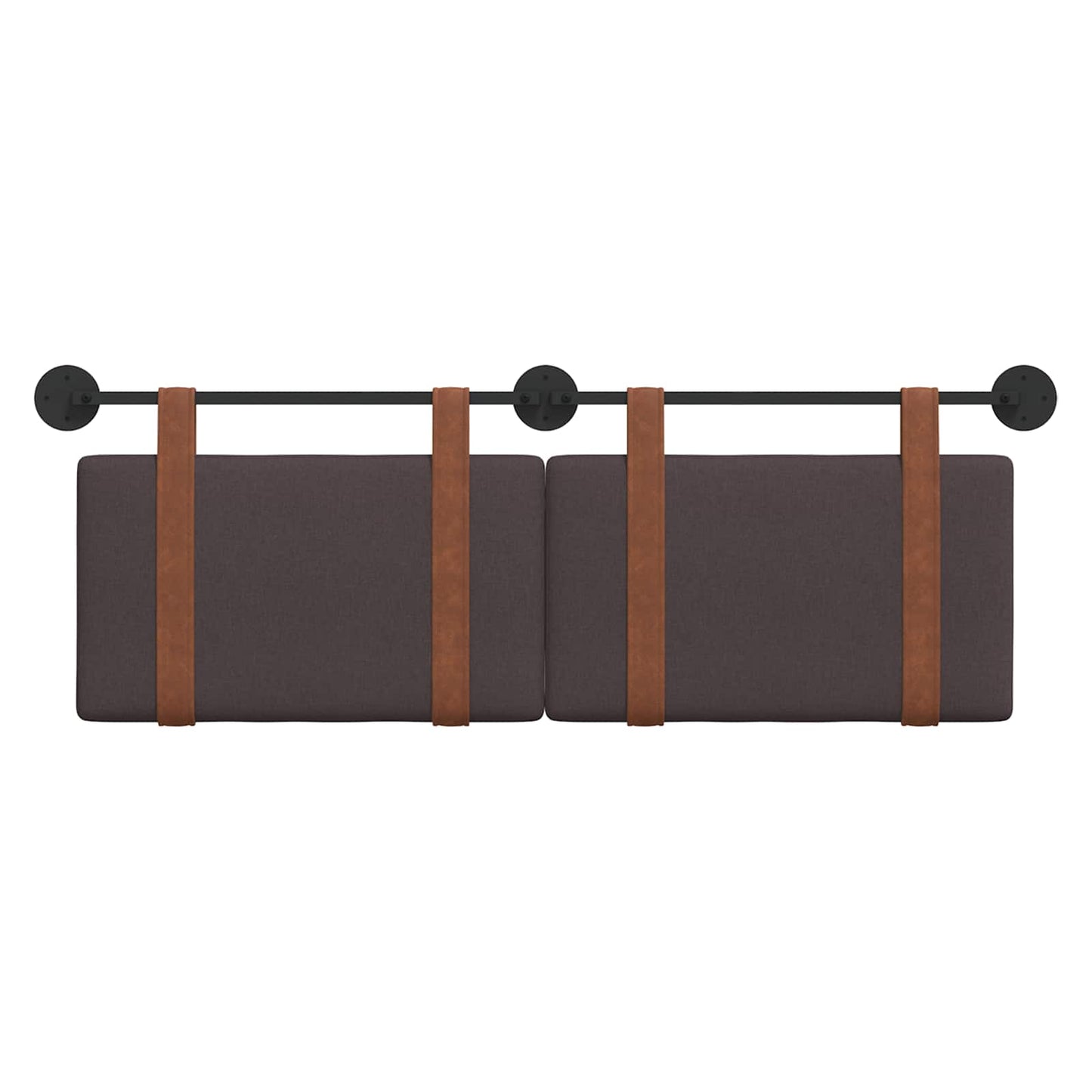 Testata appesa Marrone Scuro 150 x 55 x 5 cm PU Antico