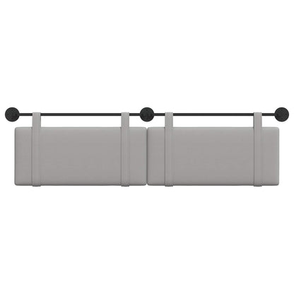 Testata appesa Grigio Nuvola 170 x 55 x 5 cm Tessuto