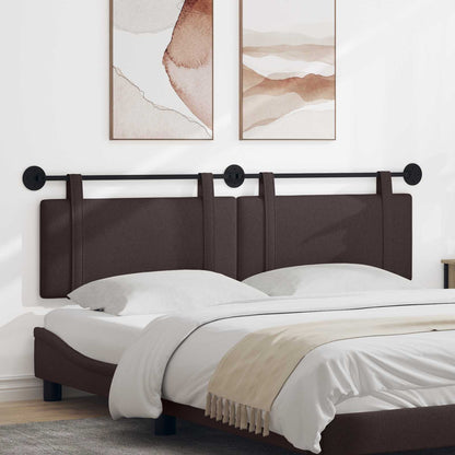 Testata appesa Marrone Scuro 170 x 55 x 5 cm Tessuto