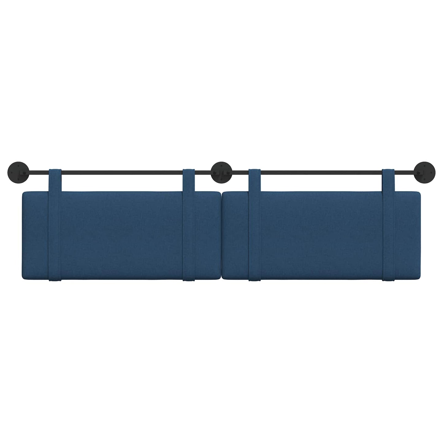 Testata appesa Montaggio a parete Blu 170 x 55 x 5 cm Tessuto