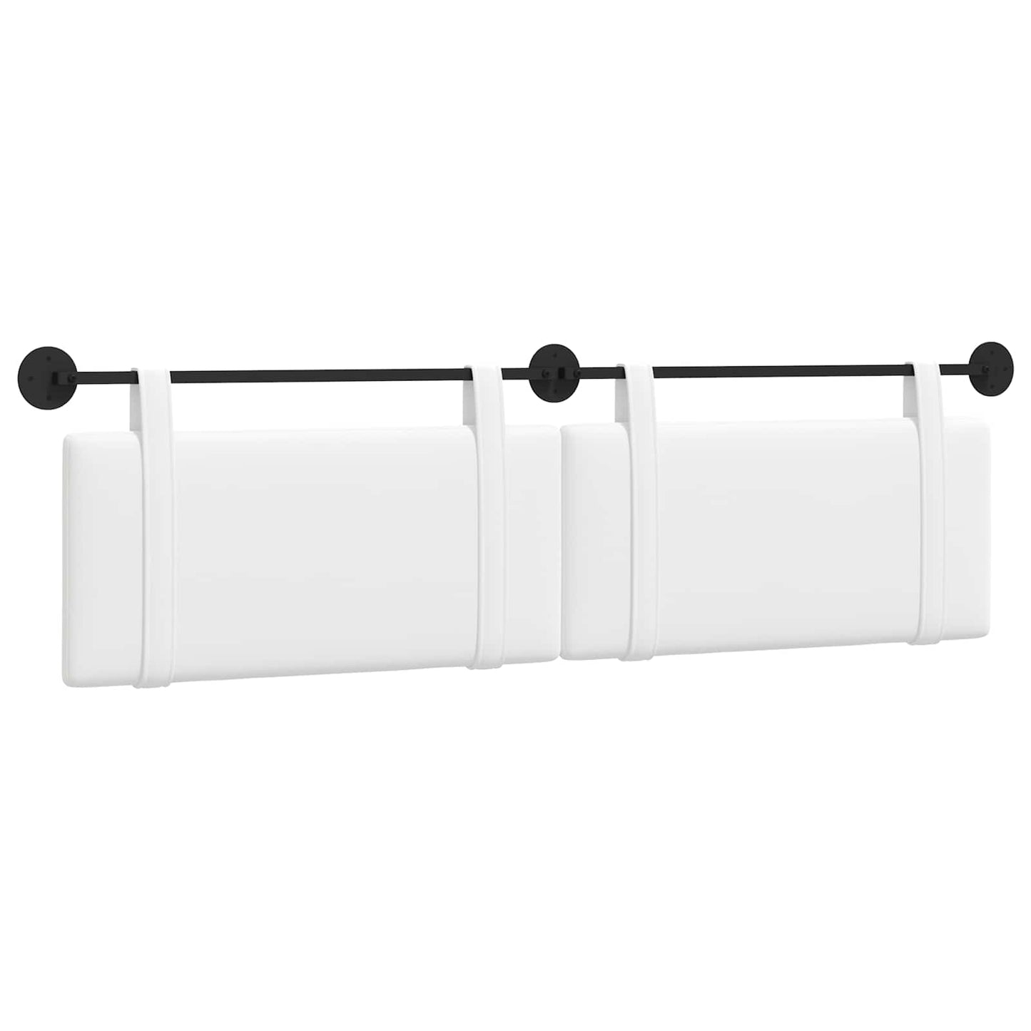 Testata appesa Tinta unita Bianco 170 x 55 x 5 cm Tessuto