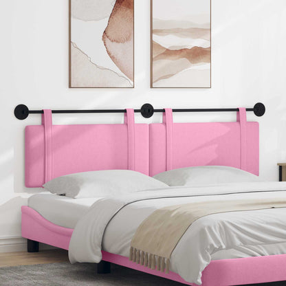 Testata appesa Montaggio a parete Rosa 170 x 55 x 5 cm Tessuto