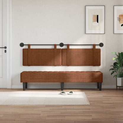 Testata appesa Tinta unita Marrone 170 x 55 x 5 cm PU Antico