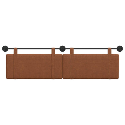 Testata appesa Tinta unita Marrone 170 x 55 x 5 cm PU Antico