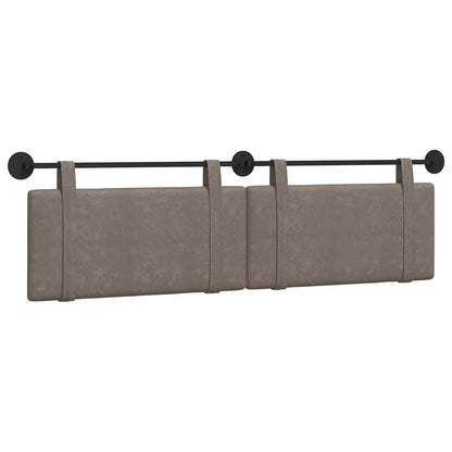 Testata appesa Tinta unita Grigio 170 x 55 x 5 cm PU Antico