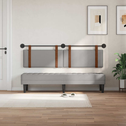 Testata appesa Grigio Nuvola 170 x 55 x 5 cm PU Antico