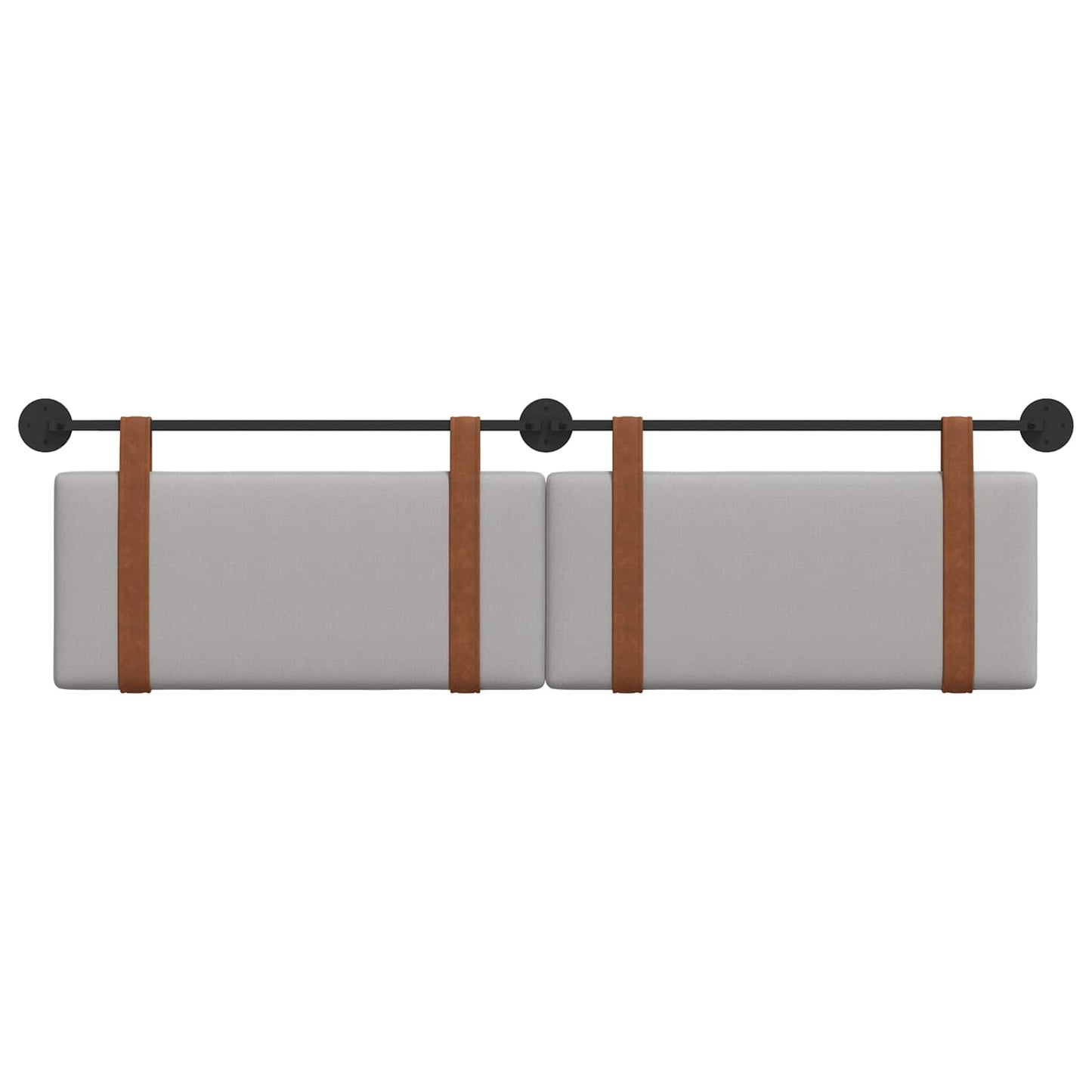 Testata appesa Grigio Nuvola 170 x 55 x 5 cm PU Antico