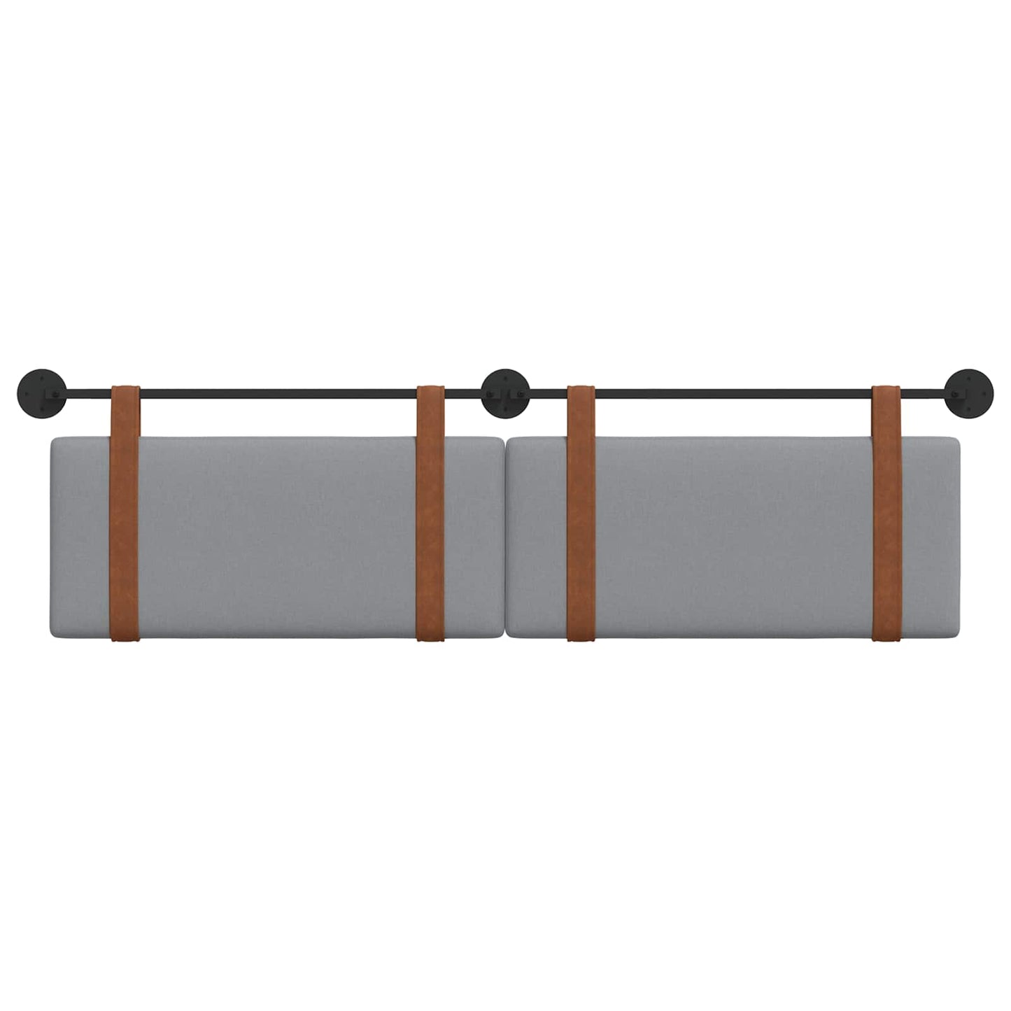 Testata appesa Grigio chiaro 170 x 55 x 5 cm PU Antico
