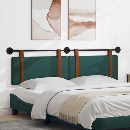 Testata appesa Verde Scuro 170 x 55 x 5 cm PU Antico
